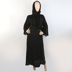Women's Pleats Sleeve Abaya - Black, Women, Abayas, Chase Value, Chase Value