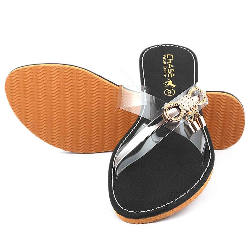 Women's Slipper (05) - Black, Women, Slippers, Chase Value, Chase Value