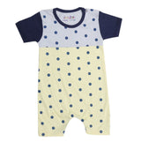 Newborn Boys Half Sleeves Short Leg Romper - Yellow, Kids, Newborn Boys Rompers, Chase Value, Chase Value