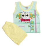Newborn Boys Sando Suit - Cyan, Newborn Boys Sets & Suits, Chase Value, Chase Value