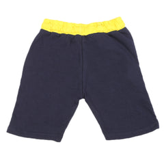 Boys Knitted Bermuda - Navy Blue, Boys Shorts, Chase Value, Chase Value