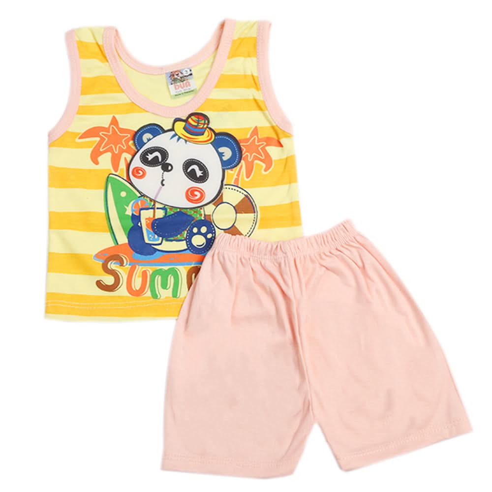 Newborn Boys Sando Suit - Yellow, Newborn Boys Sets & Suits, Chase Value, Chase Value
