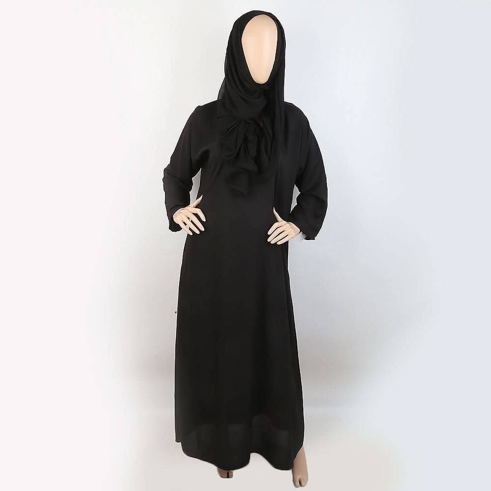Women's Basic Abaya - Black, Women, Abayas, Chase Value, Chase Value