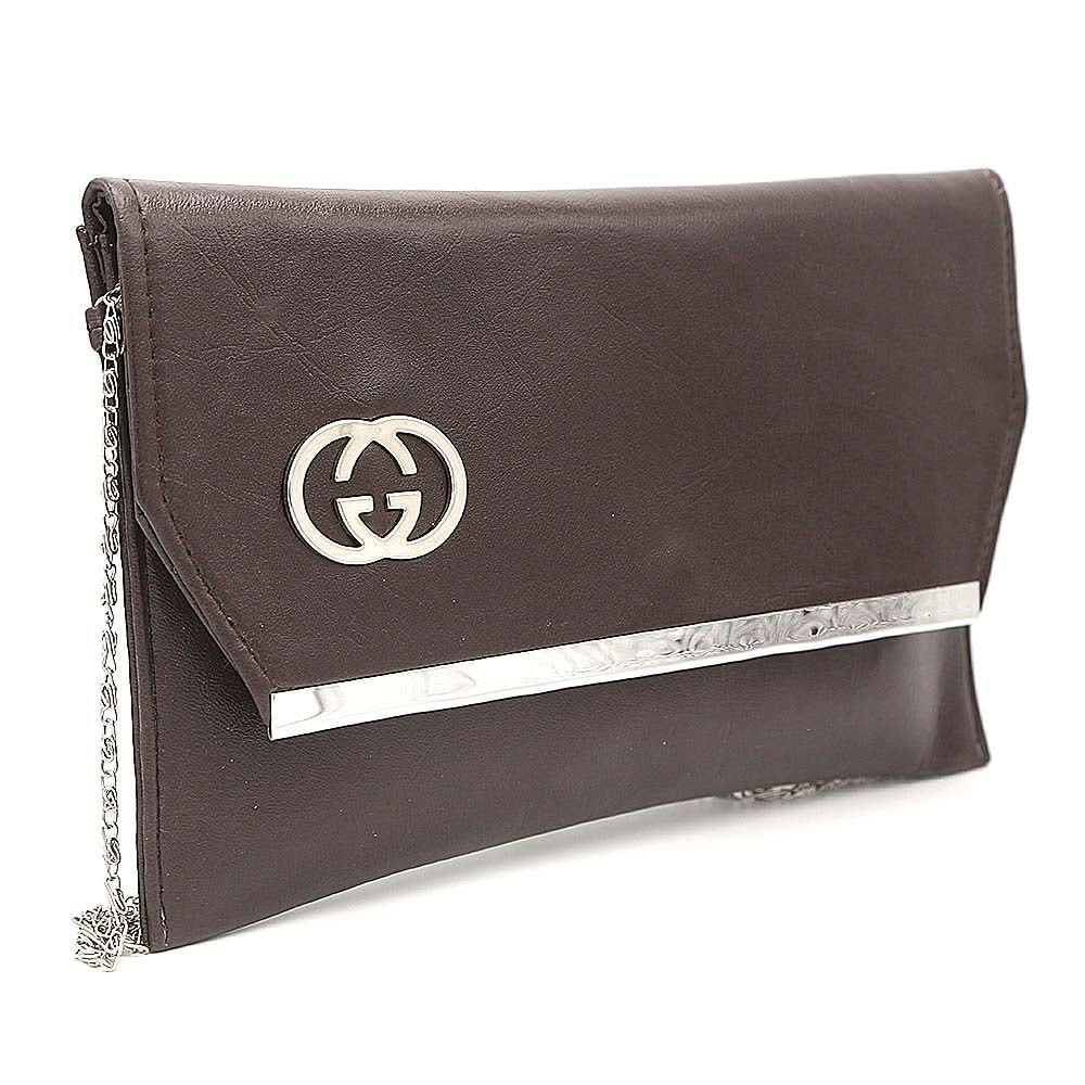 Women's Clutch S-17 - Coffee, Women, Clutches, Chase Value, Chase Value