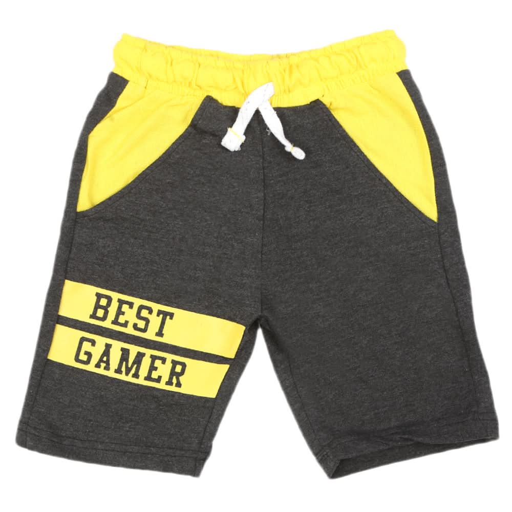 Boys Knitted Bermuda - Dark Grey, Boys Shorts, Chase Value, Chase Value
