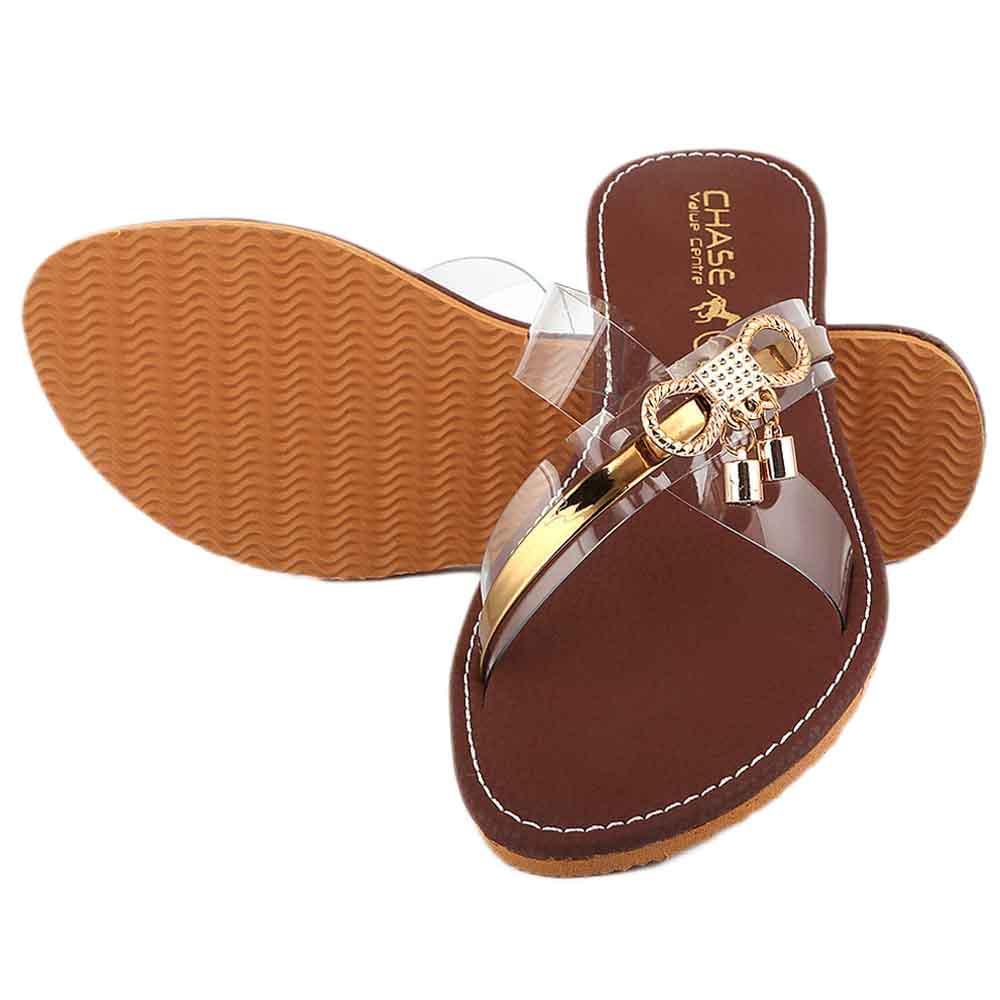 Women's Slipper (05) - Brown, Women, Slippers, Chase Value, Chase Value
