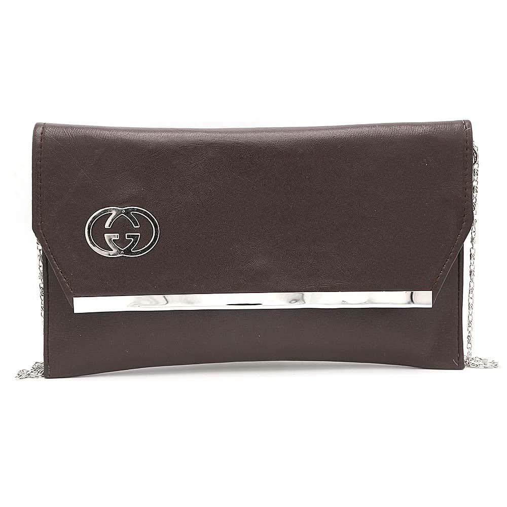 Women's Clutch S-17 - Coffee, Women, Clutches, Chase Value, Chase Value