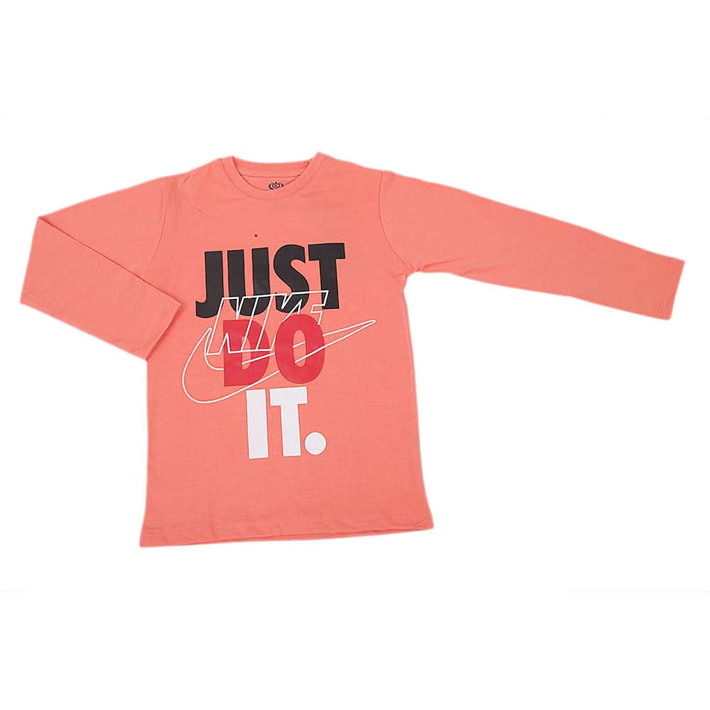 Boys Full Sleeves T-Shirt - Peach, Kids, Boys T-Shirts, Chase Value, Chase Value