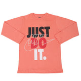 Boys Full Sleeves T-Shirt - Peach, Kids, Boys T-Shirts, Chase Value, Chase Value