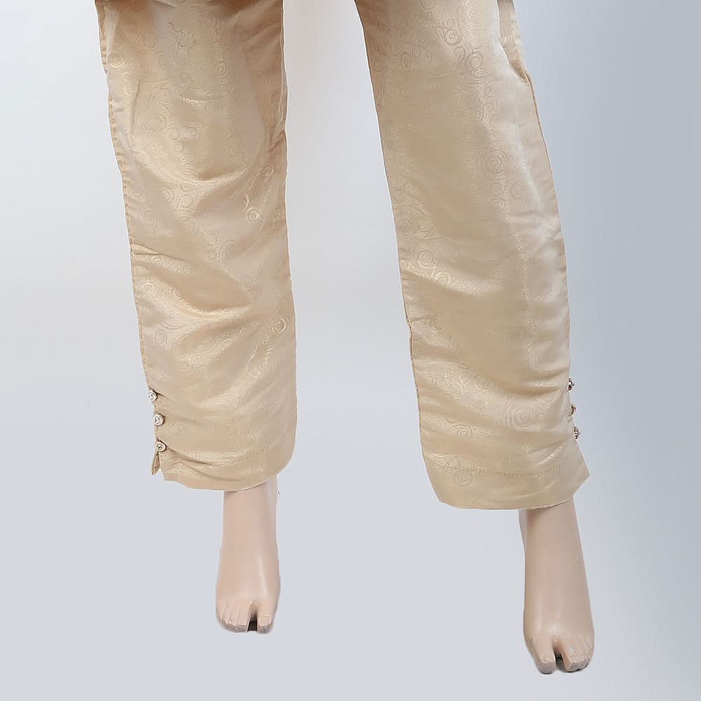 Women's Mehsori Self Printed Trouser - Beige, Women, Pants & Tights, Chase Value, Chase Value