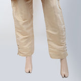 Women's Mehsori Self Printed Trouser - Beige, Women, Pants & Tights, Chase Value, Chase Value