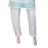 Women's Embroidered Trouser - White, Women, Pants & Tights, Chase Value, Chase Value