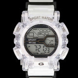 Men's Digital Wrist Watch - White and Green, Men, Watches, Chase Value, Chase Value