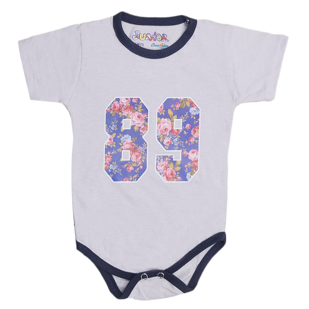 Newborn Girls Half Sleeves Romper Suit - Light Purple, Kids, Newborn Girls Rompers, Chase Value, Chase Value