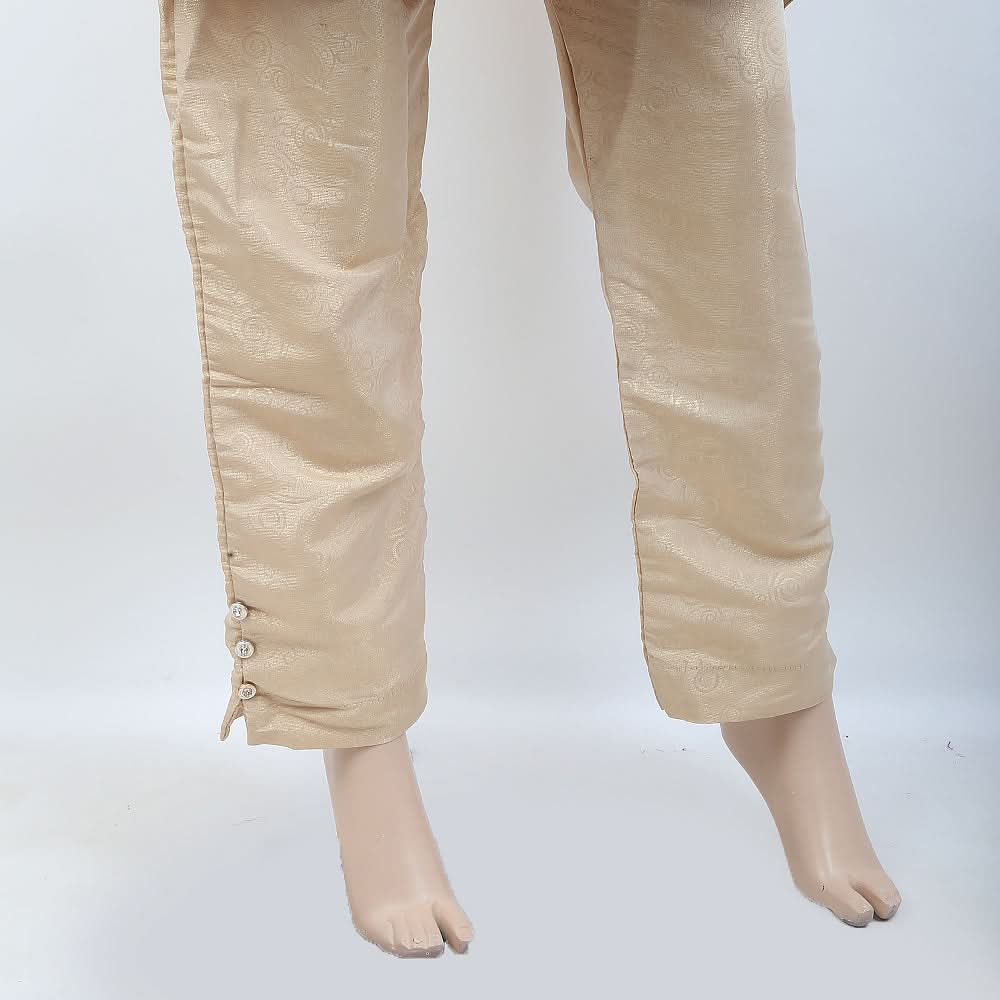 Women's Mehsori Self Printed Trouser - Beige, Women, Pants & Tights, Chase Value, Chase Value