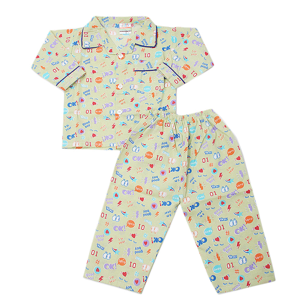 Boy'S Full Sleeves Night Suit - Multi, Kids, Boys Sets And Suits, Chase Value, Chase Value