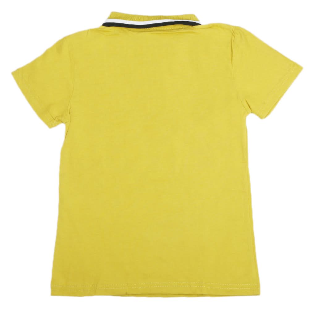 Boys Half Sleeves Polo T-Shirt - Light Green, Boys T-Shirts, Chase Value, Chase Value