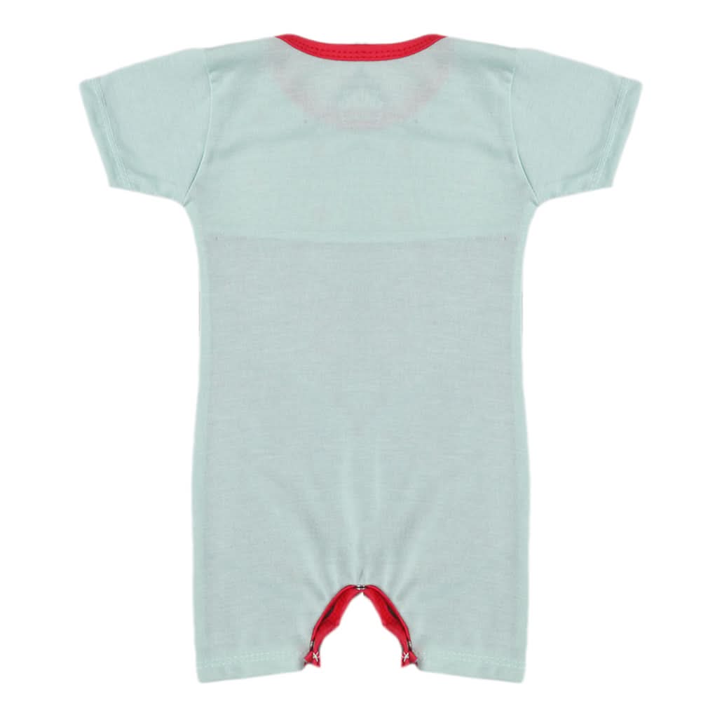 Newborn Boys Half Sleeves Short Leg Romper - Grey, Kids, Newborn Boys Rompers, Chase Value, Chase Value