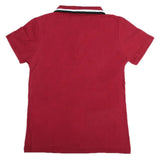 Boys Half Sleeves Polo T-Shirt - Maroon, Boys T-Shirts, Chase Value, Chase Value