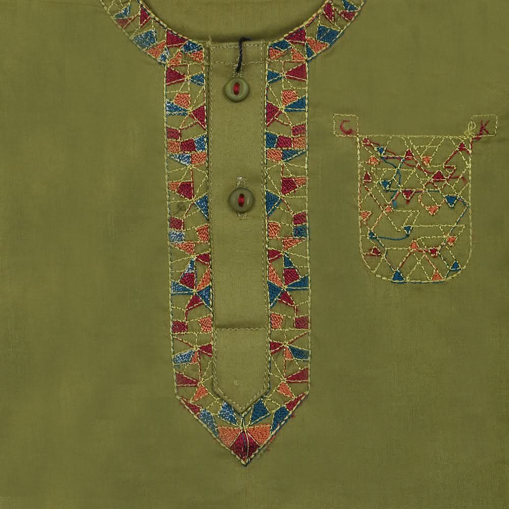 Newborn Boys Shalwar Suit - Green, Kids, Newborn Boys Sets And Suits, Chase Value, Chase Value