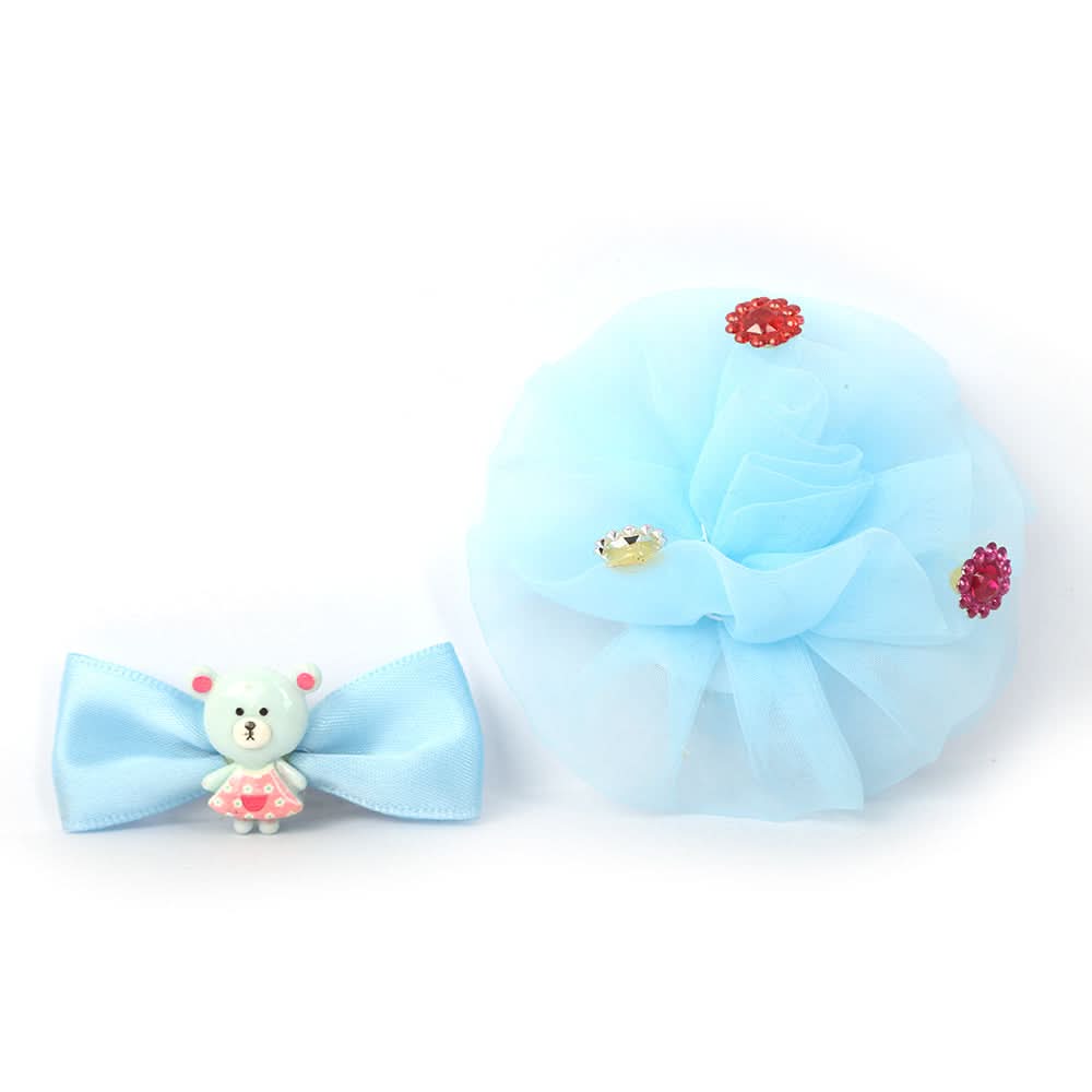 Girls Hair Pins (AY-146) - Blue, Kids, Hair Accessories, Chase Value, Chase Value