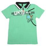 Boys Half Sleeves Polo T-Shirt - Sea Green, Boys T-Shirts, Chase Value, Chase Value