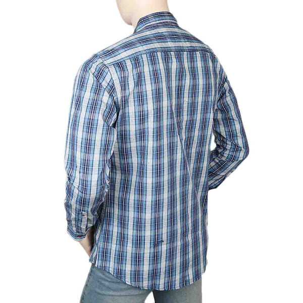 Eminent Slim Fit Check Shirt For Men - Blue, Men, Shirts, Chase Value, Chase Value