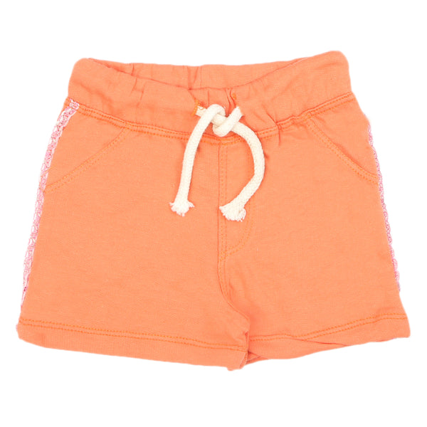 Girls Shorts - Peach, Kids, Girls Shorts Skirts, Chase Value, Chase Value