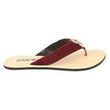Women's Slipper  (J-521) - Maroon, Women, Slippers, Chase Value, Chase Value