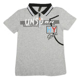 Boys Half Sleeves Polo T-Shirt - Grey, Boys T-Shirts, Chase Value, Chase Value