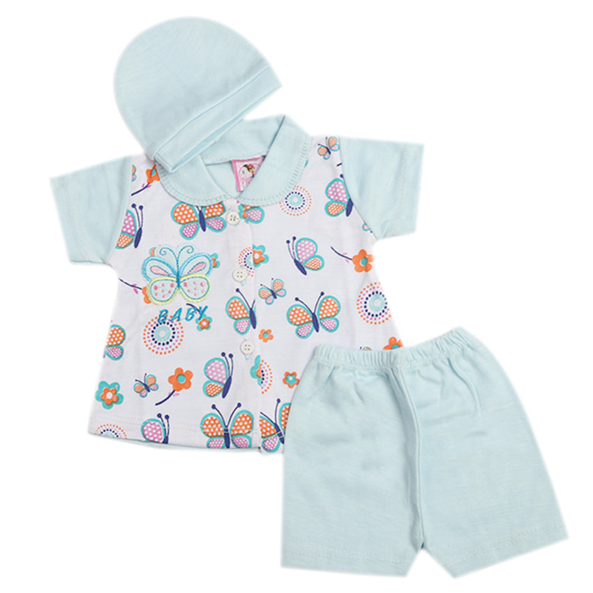 Newborn Girls Suit - Light Blue, Newborn Girls Sets & Suits, Chase Value, Chase Value