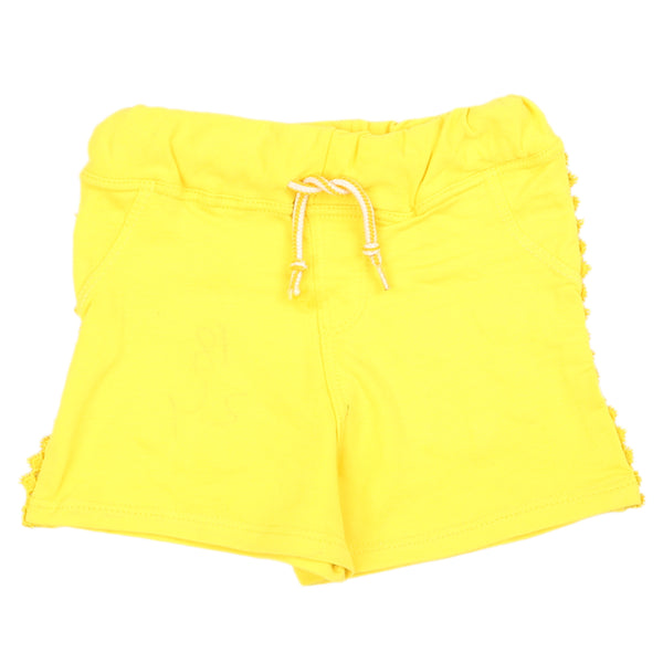 Girls Shorts - Yellow, Kids, Girls Shorts Skirts, Chase Value, Chase Value