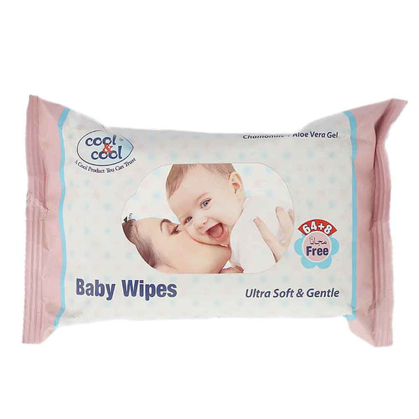 Cool And Cool Baby Wipes 72 Pcs, Kids, Wipes, Chase Value, Chase Value