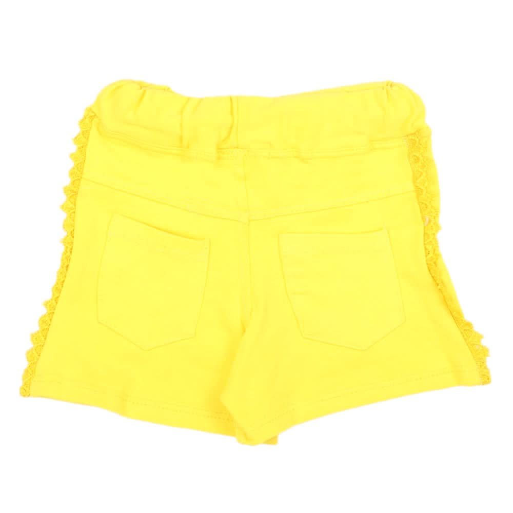 Girls Shorts - Yellow, Kids, Girls Shorts Skirts, Chase Value, Chase Value