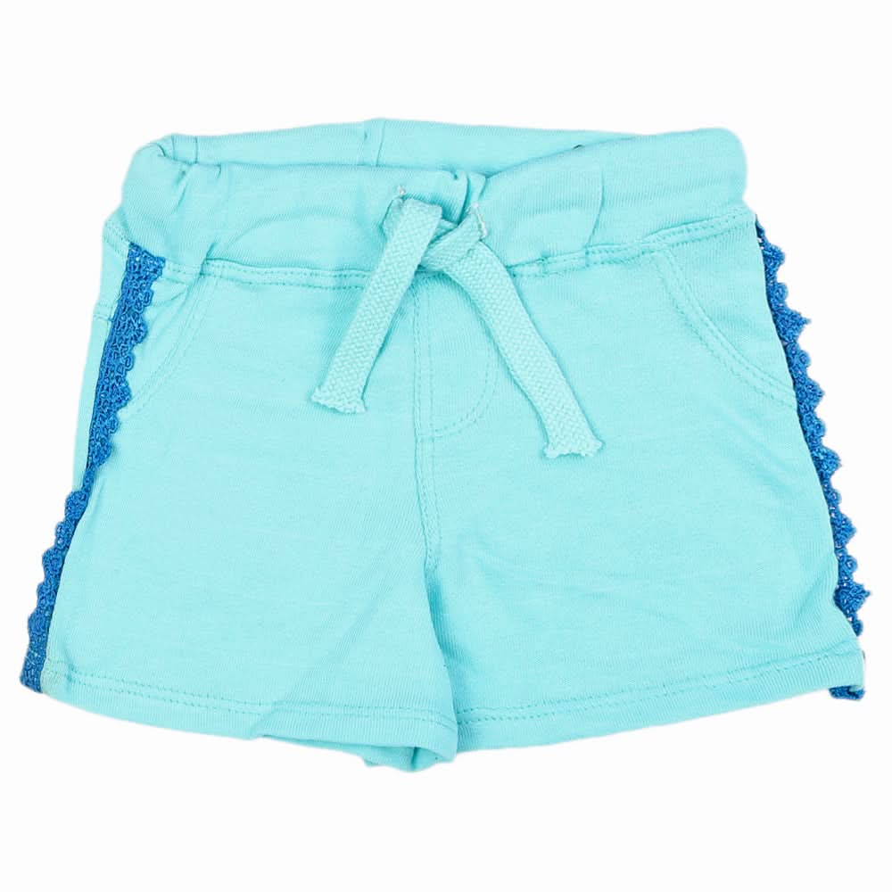 Girls Shorts - Sky Blue, Girls Shorts Skirts, Chase Value, Chase Value