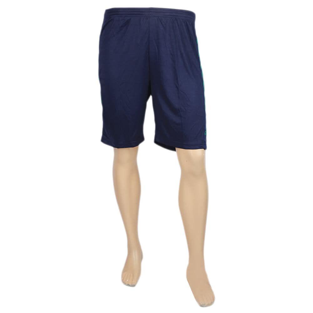 Men's Stripe Short - Navy Blue & Green, Men, Shorts, Chase Value, Chase Value