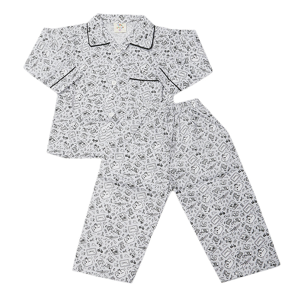 Boy'S Full Sleeves Night Suit - Multi, Kids, Boys Sets And Suits, Chase Value, Chase Value
