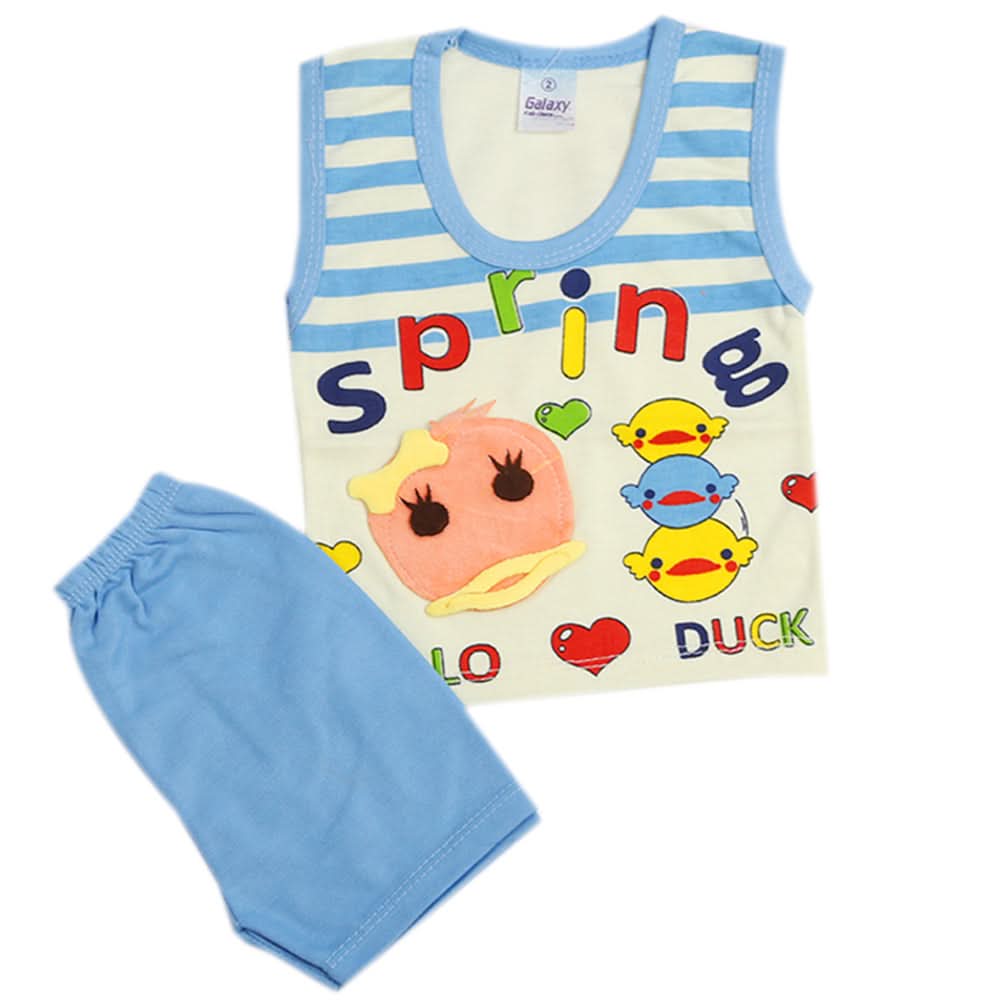 Newborn Boys Sando Suit - Blue, Newborn Boys Sets & Suits, Chase Value, Chase Value