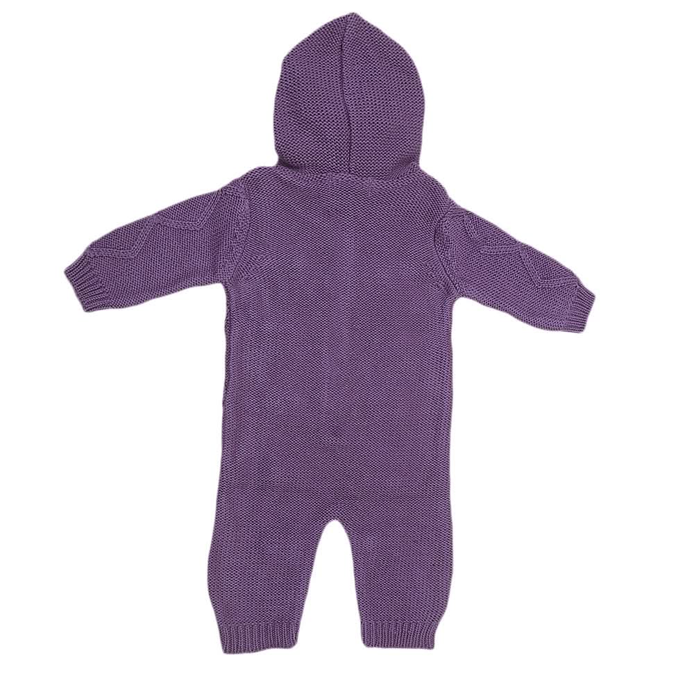 Newborn Girls Romper Full Sleeves - Purple, Kids, NB Girls Rompers, Kids, New Born Girls Winterwear, Chase Value, Chase Value