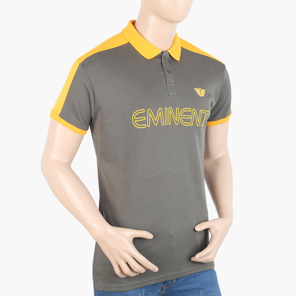 Men's Eminent Half Sleeves Polo T-Shirt - Grey, Men's T-Shirts & Polos, Eminent, Chase Value