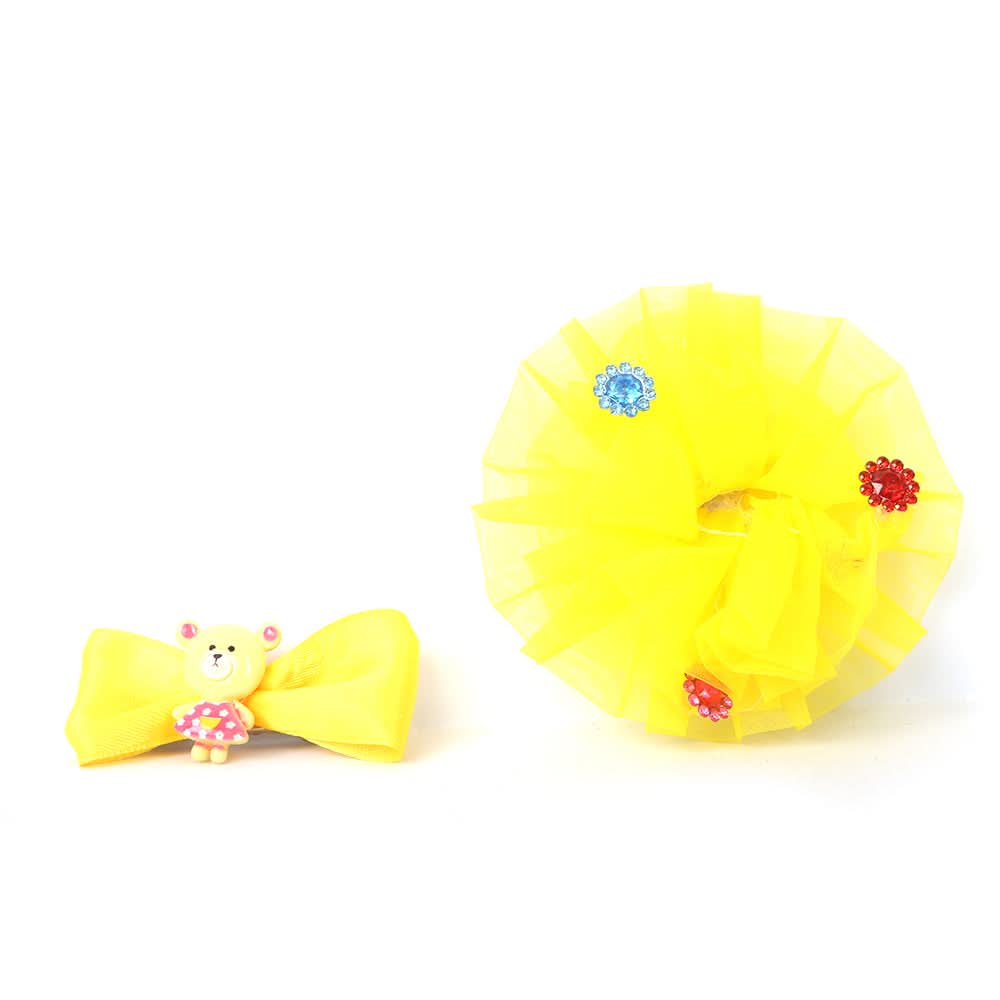 Girls Hair Pins (AY-146) - Yellow, Kids, Hair Accessories, Chase Value, Chase Value