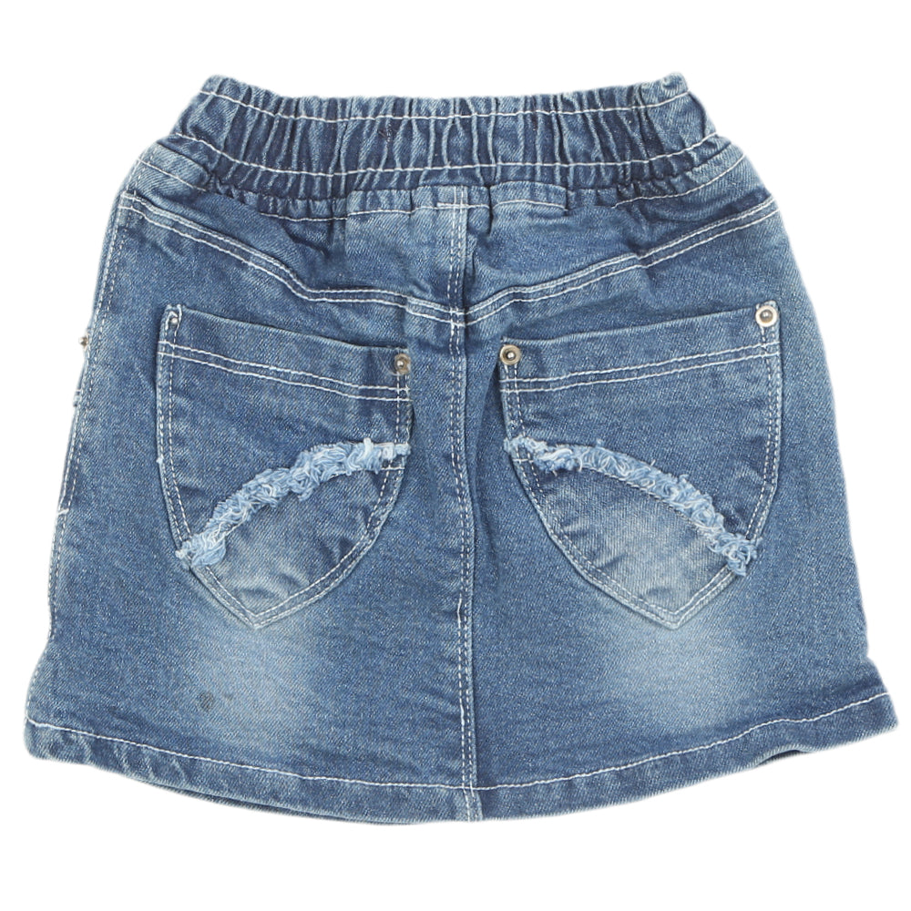 Girls Denim Skirts - Light Blue, Girls Shorts Skirts, Chase Value, Chase Value