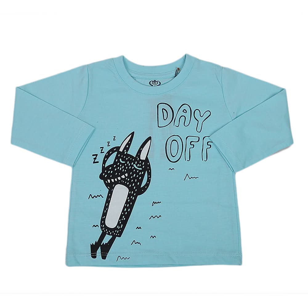 Boys Full Sleeves T-Shirt - Light Blue, Kids, Boys T-Shirts, Chase Value, Chase Value