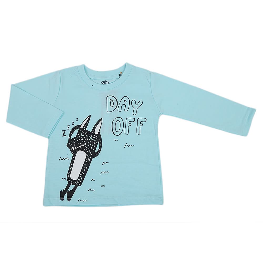 Boys Full Sleeves T-Shirt - Light Blue, Kids, Boys T-Shirts, Chase Value, Chase Value