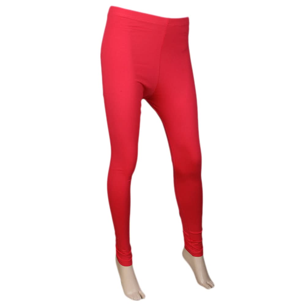 Women's Plain Tight - Red, Women, Pants & Tights, Chase Value, Chase Value
