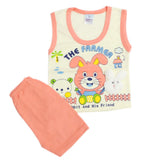 Newborn Boys Sando Suit - Peach, Newborn Boys Sets & Suits, Chase Value, Chase Value