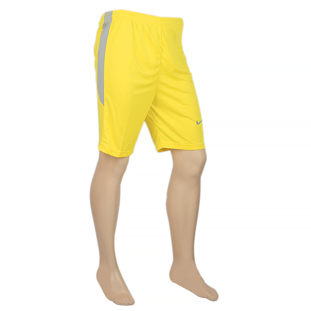 Men's Embroidered Stripe Short - Yellow & Grey, Men, Shorts, Chase Value, Chase Value