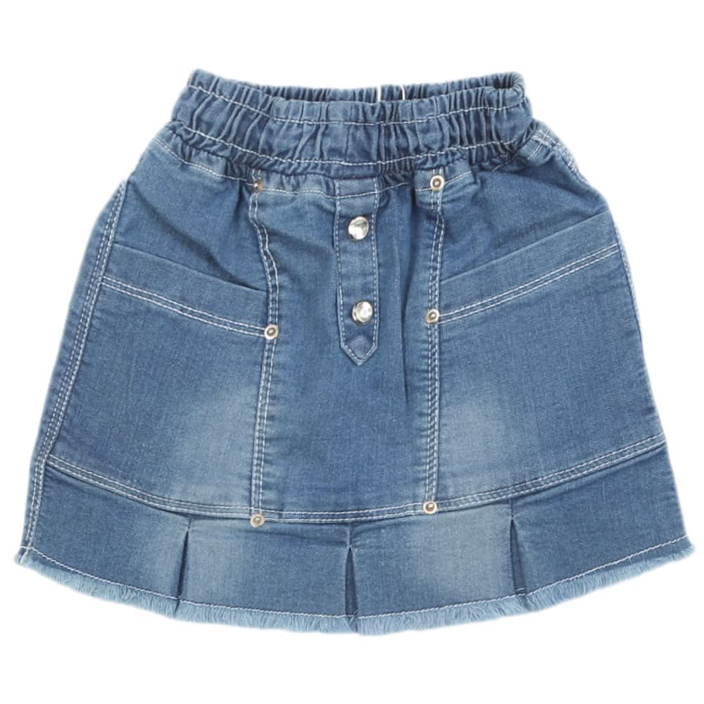 Girls Denim Skirts - Light Blue, Girls Shorts Skirts, Chase Value, Chase Value