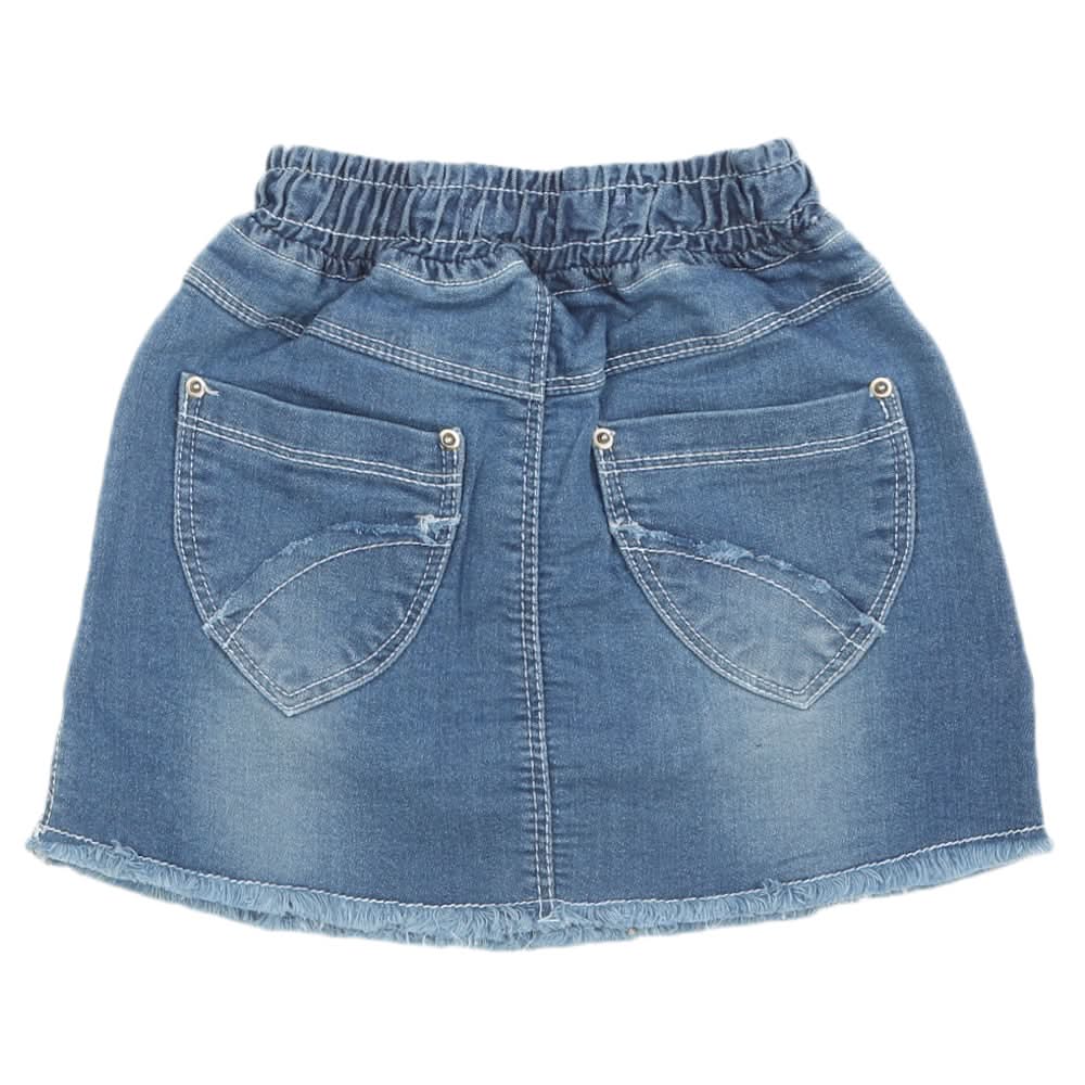 Girls Denim Skirts - Light Blue, Girls Shorts Skirts, Chase Value, Chase Value
