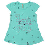 Girls Half Sleeves T-Shirt - Sea Green, Kids, Girls T-Shirts, Chase Value, Chase Value